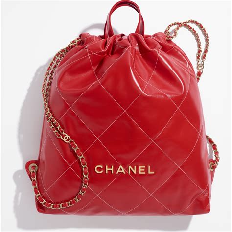 chanel backpack grained calfskin & gold tone metal|Chanel classic calfskin flap bag.